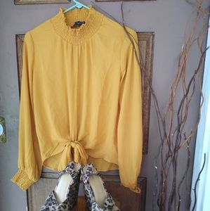 Fashionable turtle neck blouse